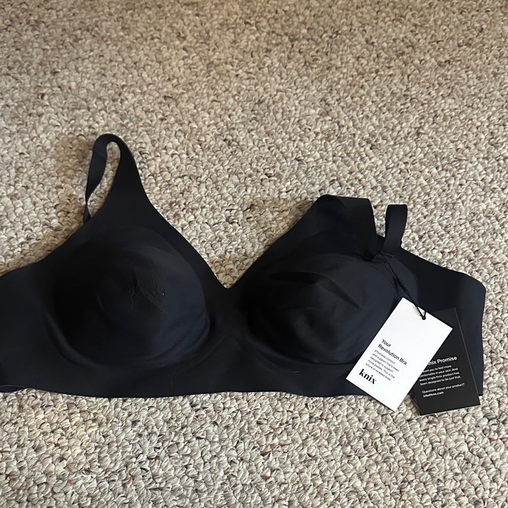Knix black bra